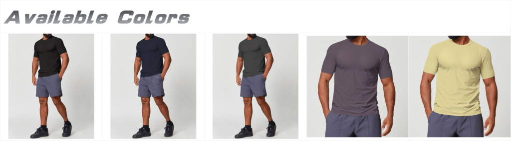 Men's Breathable Quick-Dry Gym Tee DX11205 men