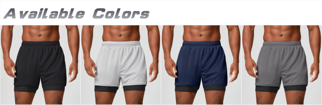 Men’s Quick-Dry Breathable 3" Athletic Performance Training Shorts DK11603 auto draft