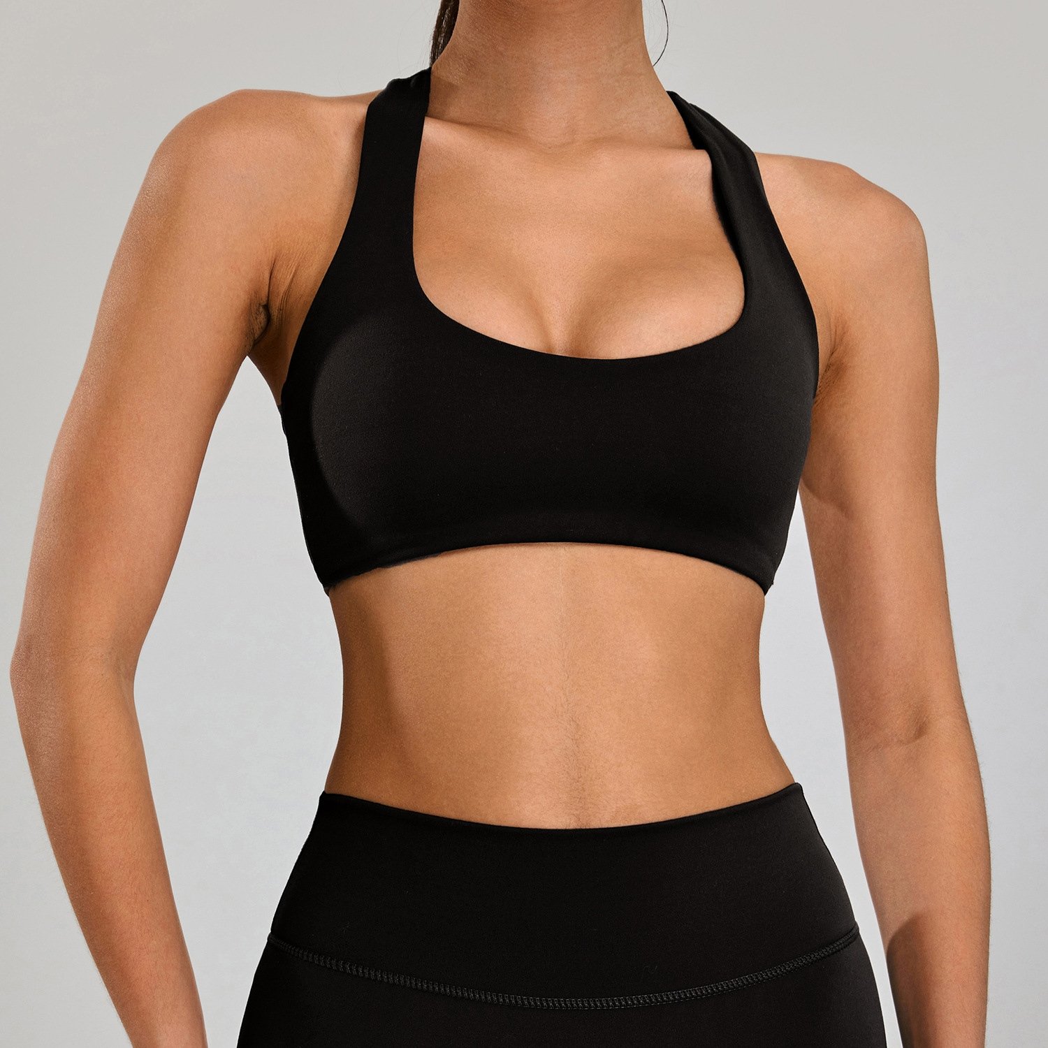 Halter Neck Sports Bra TX1101 6 Colors S-XL Available