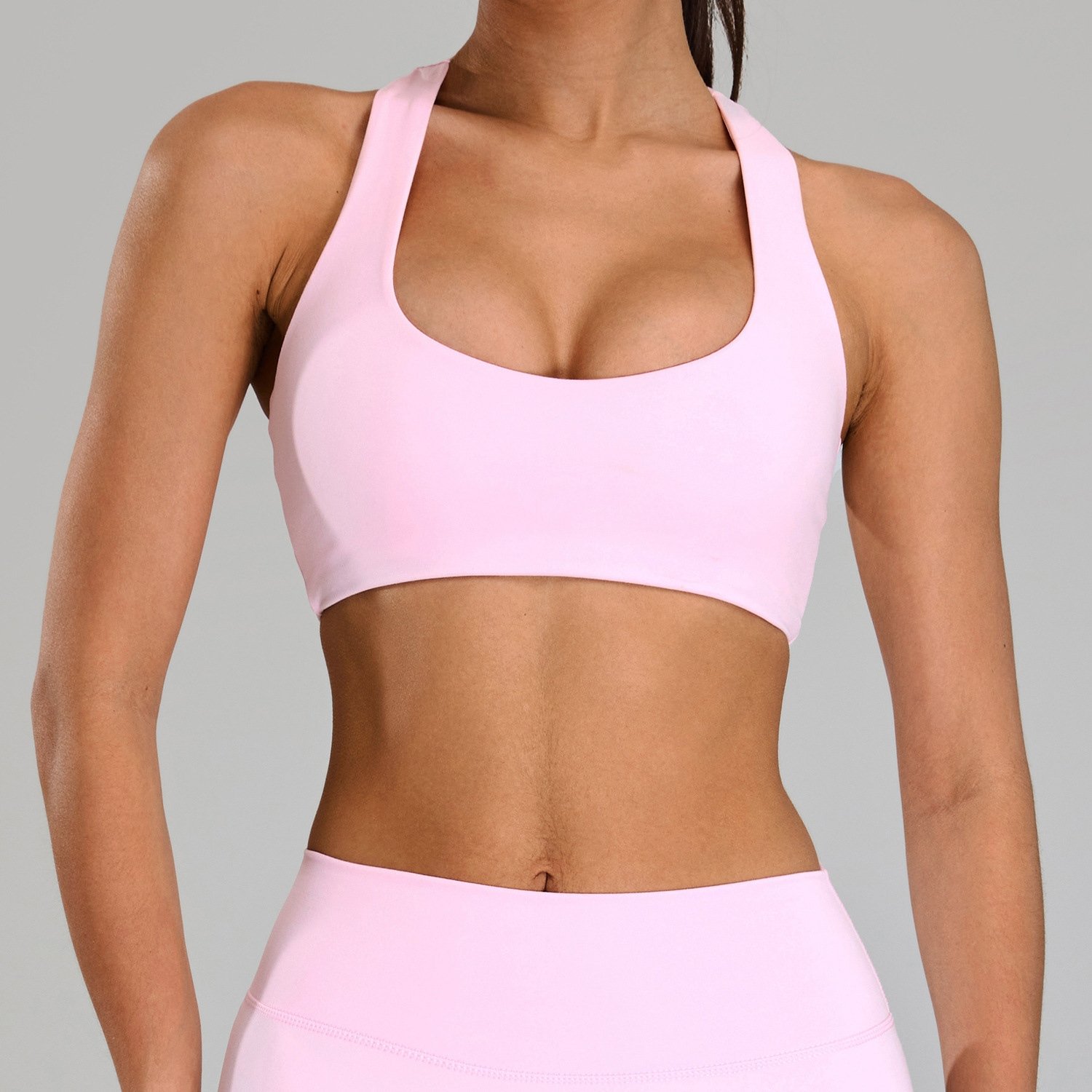 Halter Neck Sports Bra TX1101 6 Colors S-XL Available - Image 6
