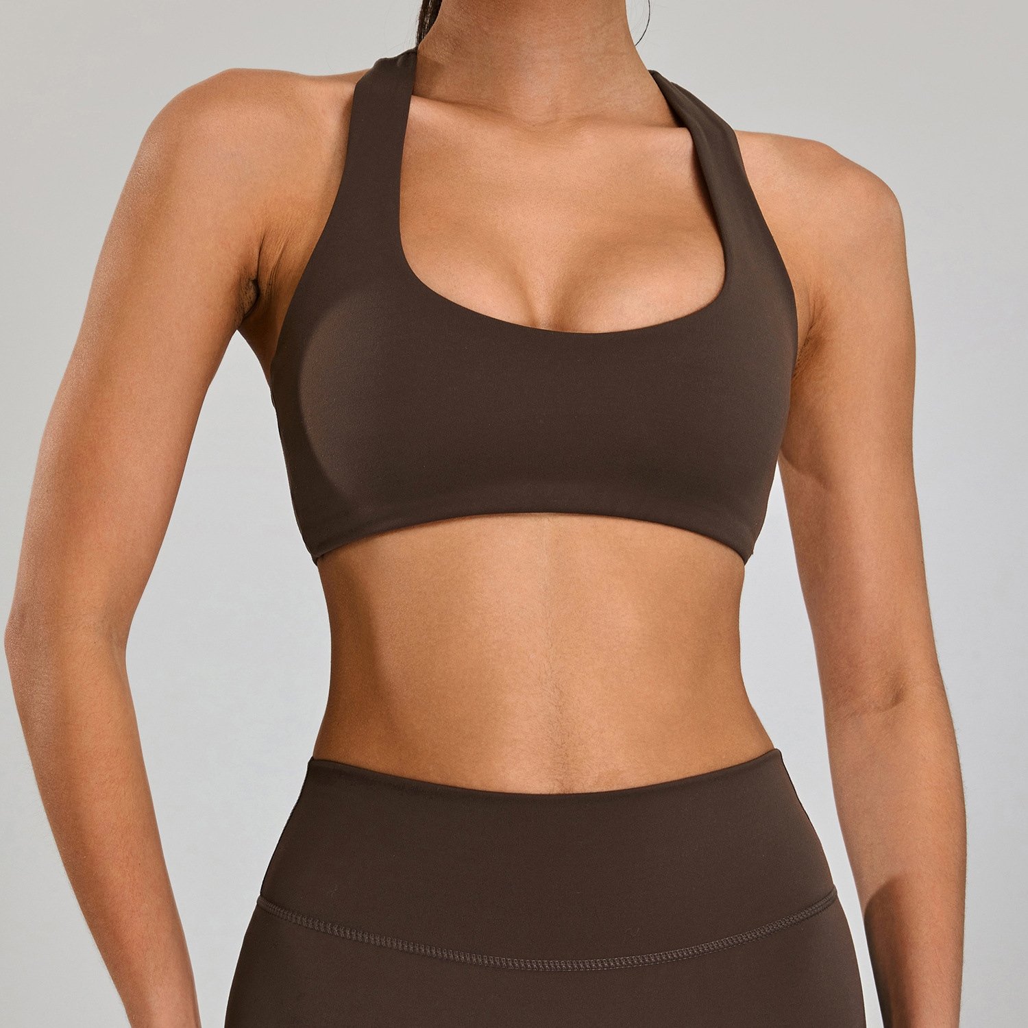 Halter Neck Sports Bra TX1101 6 Colors S-XL Available - Image 4