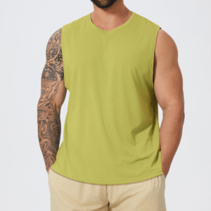 men’s slim fit summer running performance training tank top bx11104