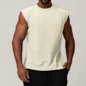 cotton sleeveless athletic casual training t shirt bx11105